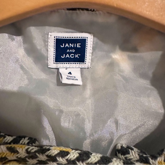 Janie and Jack Houndstooth Pattern Jumper - Picture 4 of 9